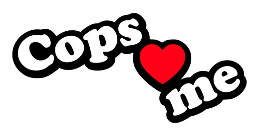 Cops Love (Heart) Me Decal