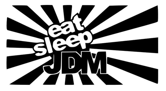 Eat Sleep JDM (Rising Sun) #1 Decal