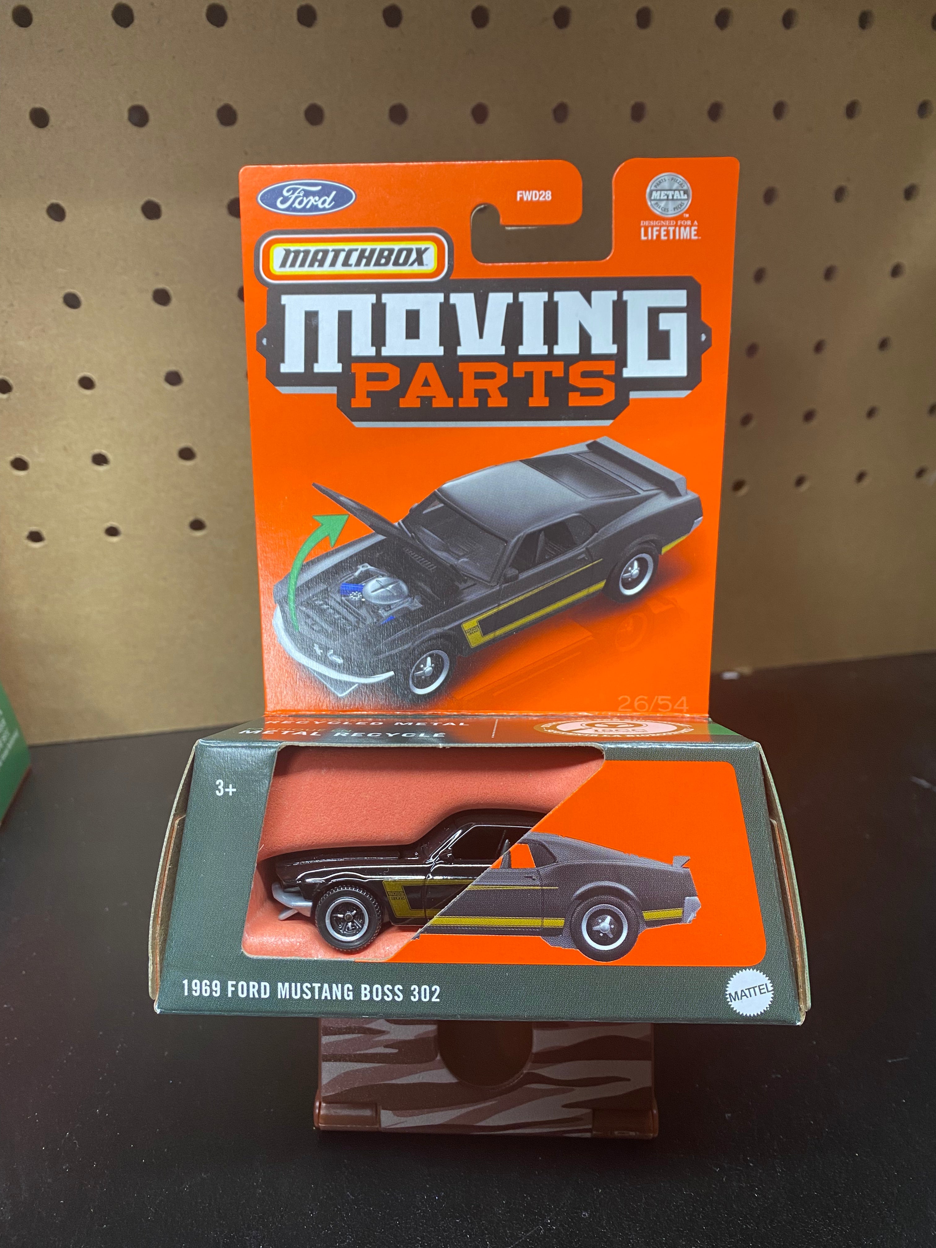 1969 Ford Mustang Boss 302 #26 - 2024 Matchbox Moving Parts – Cream ...