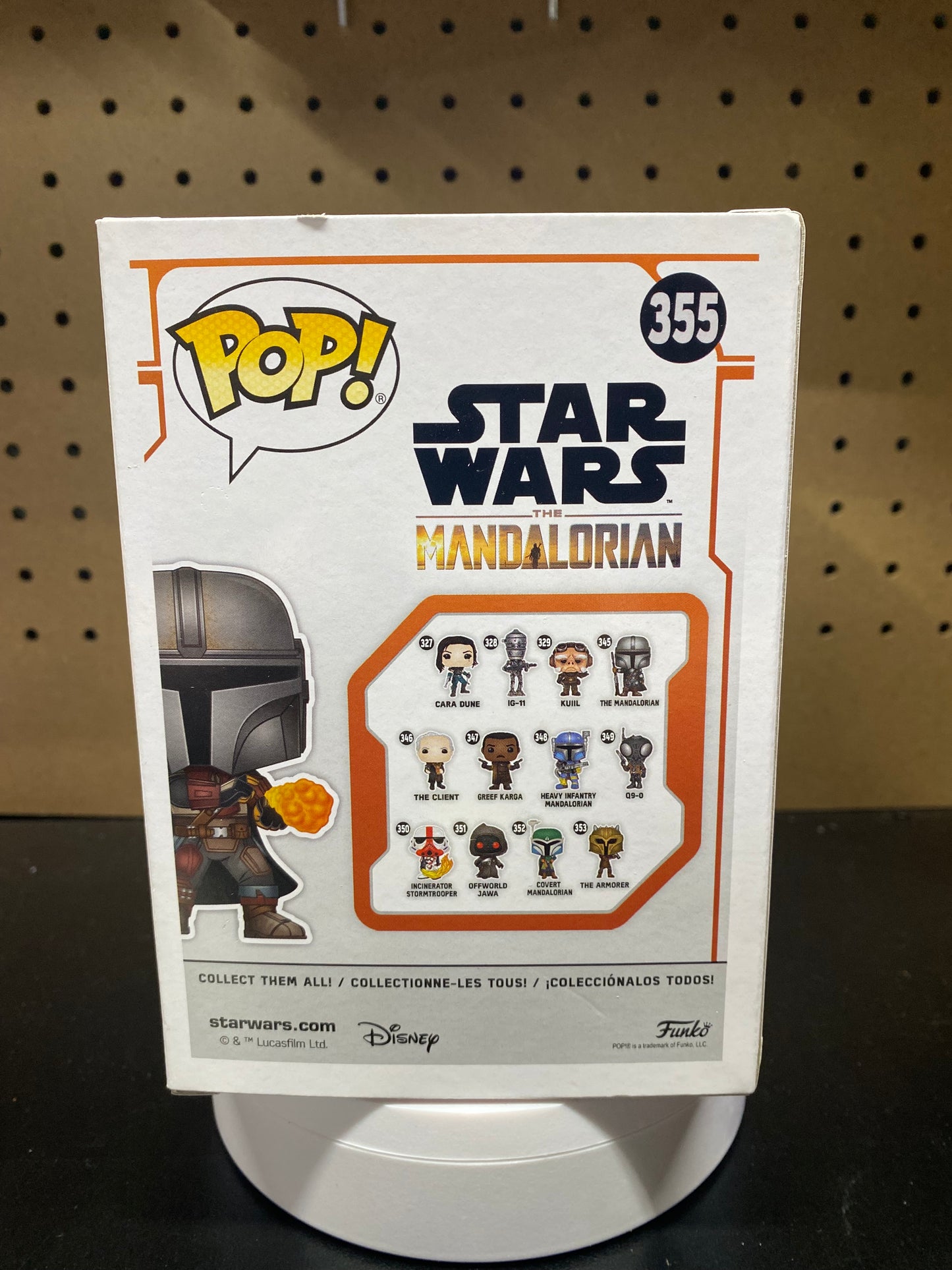 The Mandalorian (Flame Throwing) Funko Pop #355 Target Exclusive