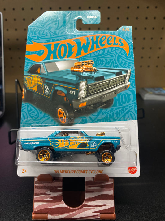 65 Mercury Comet Cyclone Hot Wheels 56th Anniversary Pearl & Chrome 2024 Mix 1