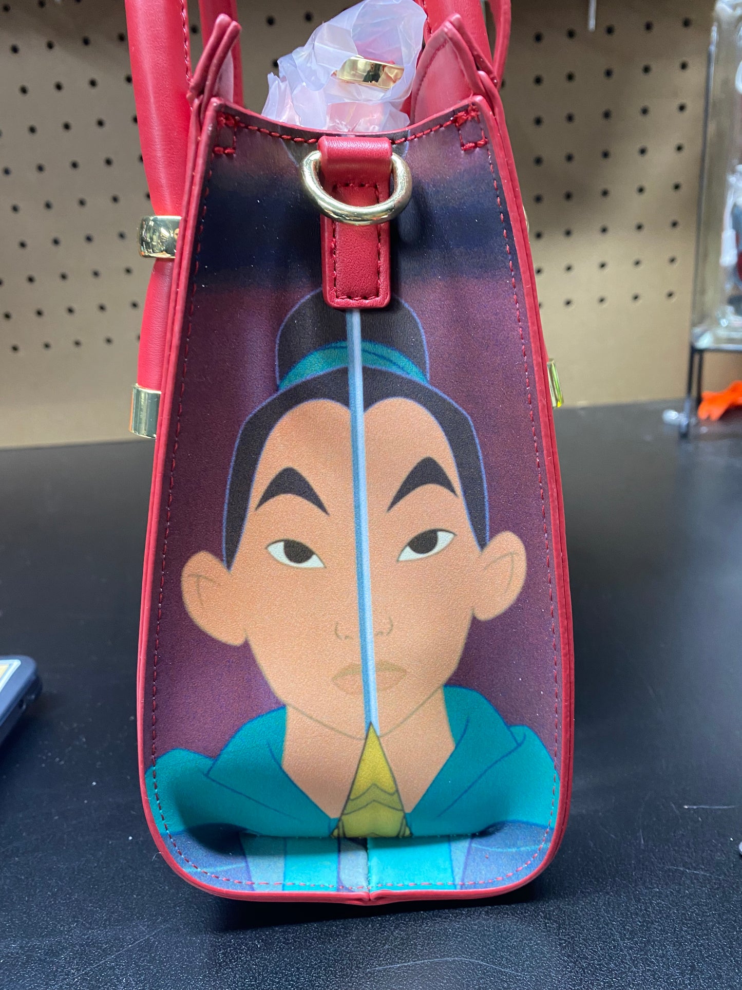 Loungefly Mulan 1998 Princess Scene Leather Adjustable Shoulder Strap Crossbody