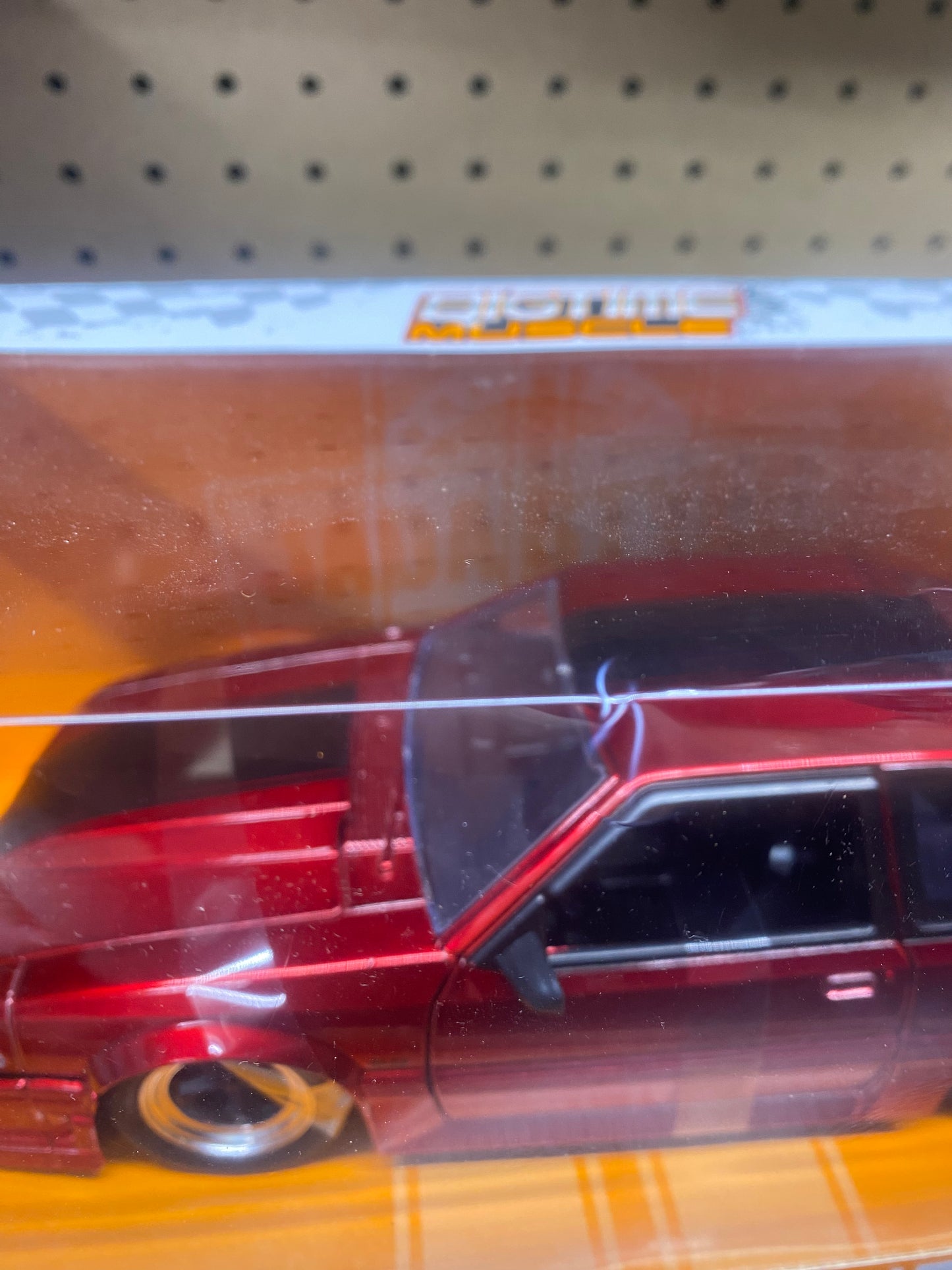 SUPER RARE 1989 Ford Mustang GT Candy Red JADA Bigtime Muscle 1:24